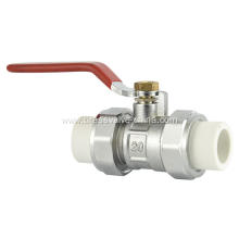 Brass PPR ball valves for PPR pipe connection